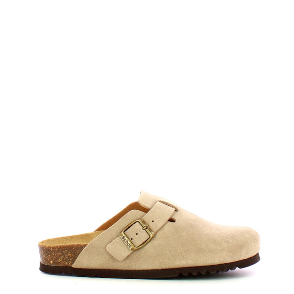 Scholl - zoccolo fae dark beige - sl.f300582361 - dark/beige | Italystation.com - Shop Now at italystation.com