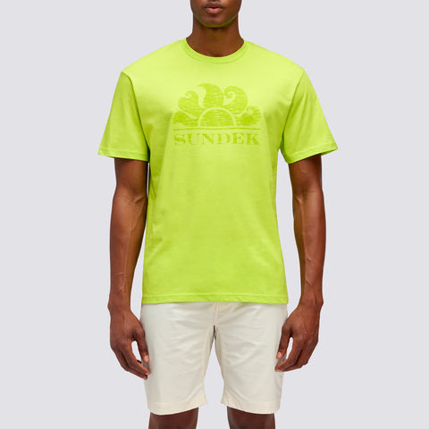 Sundek - T-Shirt New Simeon con logo Avocado - M021TEJ78OT - AVOCADO