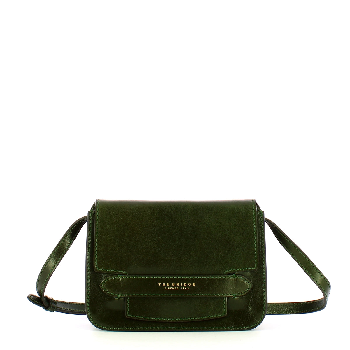 The Bridge - Lucrezia S Crossbody Bag - 04192001 - TIROLO/ABB./ORO