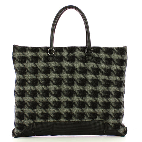 Gabs - borsa aretha l tessuto nappa nero grigio - g001410t3x2495  | Italystation.com - Shop Now at italystation.com