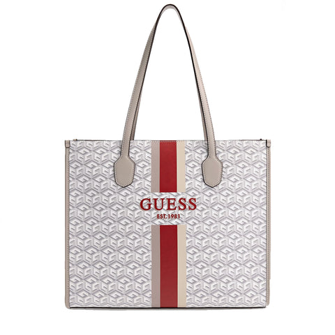 Guess - shopper silvana g cube grande stone logo - hwsc8665230 - | Italystation.com - Shop Now at italystation.com