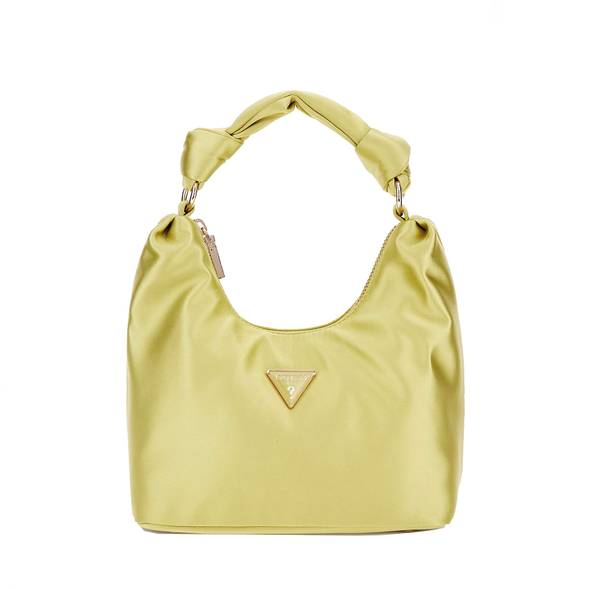 Guess - mini borsa a mano velina in satin chartreuse - hweg87650 | Italystation.com - Shop Now at italystation.com