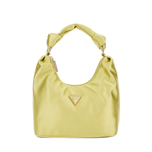 Guess - mini borsa a mano velina in satin chartreuse - hweg87650 | Italystation.com - Shop Now at italystation.com