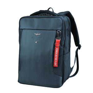 Aeronautica Militare - Laptop Backpack Bolt Blue - AM495 - BLUE