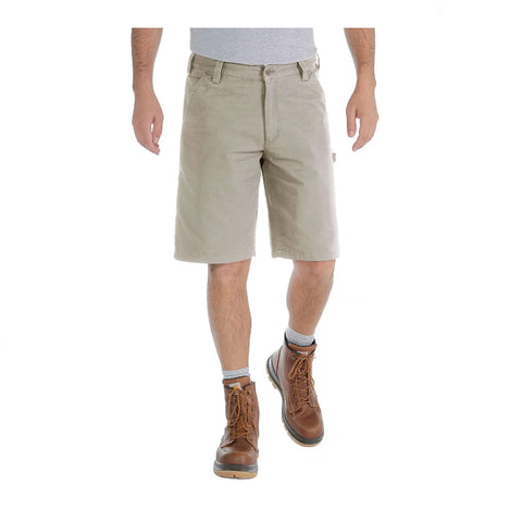 Carhartt - pantaloncini rugged flex™ rigby dungaree tan - 103 | Italystation.com - Shop Now at italystation.com
