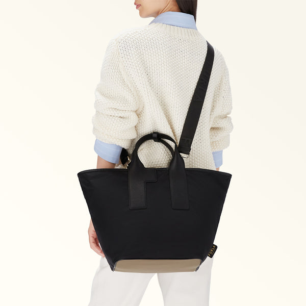 Furla - Borsa a mano Piuma L Nero Vetiver - WB01249BX3050 - NERO+VETIVER