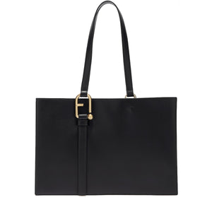 Furla - borsa shopping nuvola l nero - wb01371bx2045 - nero | Italystation.com - Shop Now at italystation.com