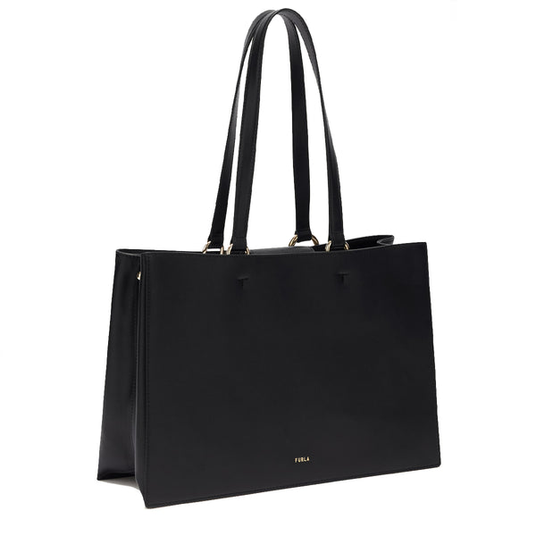 Furla - borsa shopping nuvola l nero - wb01371bx2045 - nero | Italystation.com - Shop Now at italystation.com