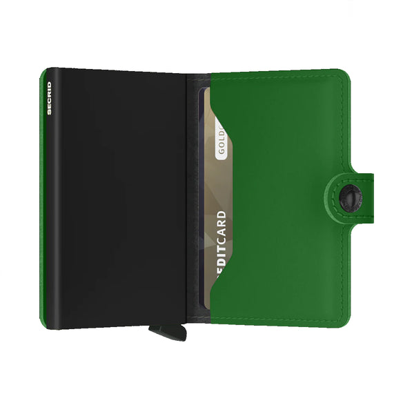 Secrid - Miniwallet Matte RFID Bright Green - MM-BRIGHT GREEN - BRIGHT/GREEN