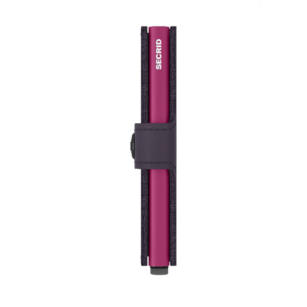 Secrid - Miniwallet Matte RFID Dark Purple-Fuchsia - MM-DARK PURPLE-FUCHSIA - DARK/PURPLE-FUCHSIA