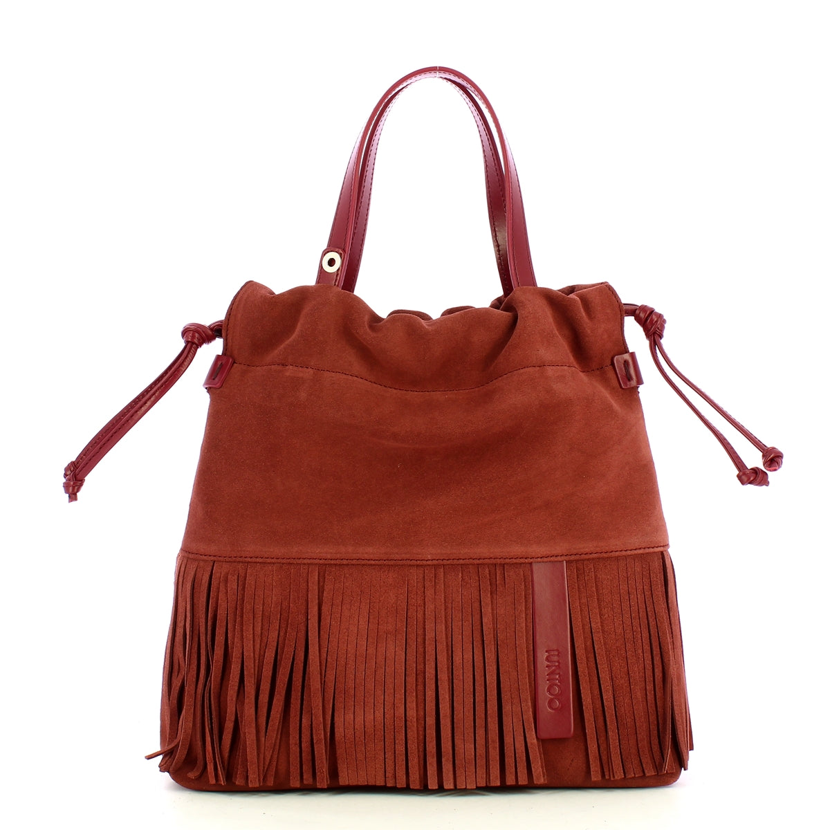 Iuntoo - sacca frange piccola bordeaux - 174013 - bordeaux | Italystation.com - Shop Now at italystation.com