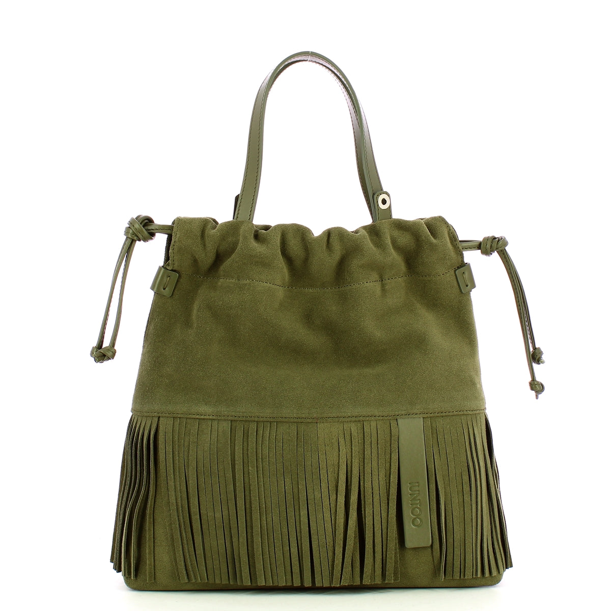 Iuntoo - sacca frange piccola verde - 174013 - verde | Italystation.com - Shop Now at italystation.com