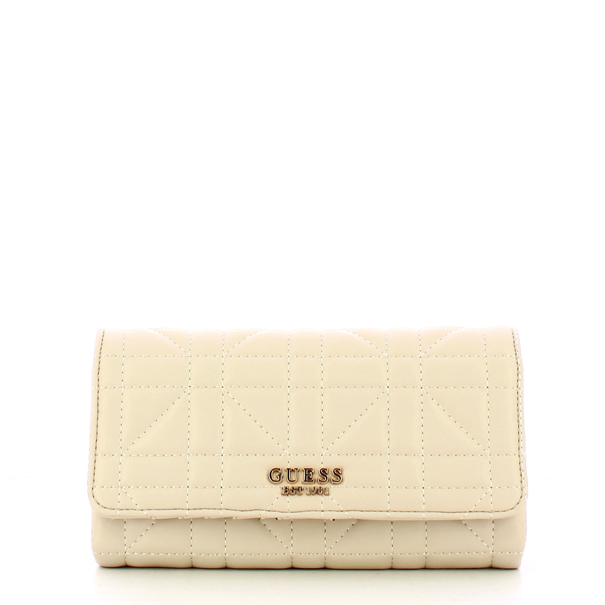 Guess - clutch assia stone - hwqg8499790 - stone | Italystation.com - Shop Now at italystation.com