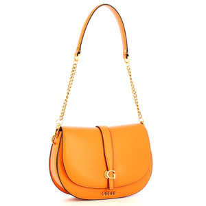 Guess - borsa a spalla kuba tangerine - hwva9329200 - tangerine | Italystation.com - Shop Now at italystation.com