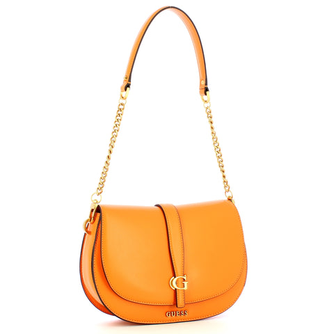 Guess - borsa a spalla kuba tangerine - hwva9329200 - tangerine | Italystation.com - Shop Now at italystation.com