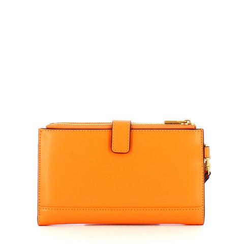 Guess - Portafoglio Laurel Double Zip Tangerine - SWVA8500570 - TANGERINE