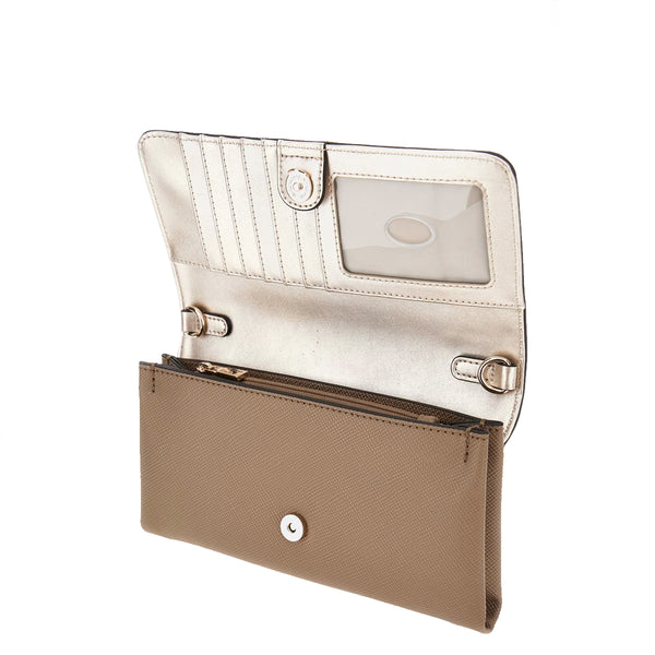 Guess - Clutch Noelle Dark Taupe HWZG7879750 DARK/TAUPE | Italystation.com Shop Now at italystation.com
