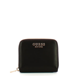 Guess - Portafoglio Laurel Small Zip Around Black - SWVC8500137 - BLACK