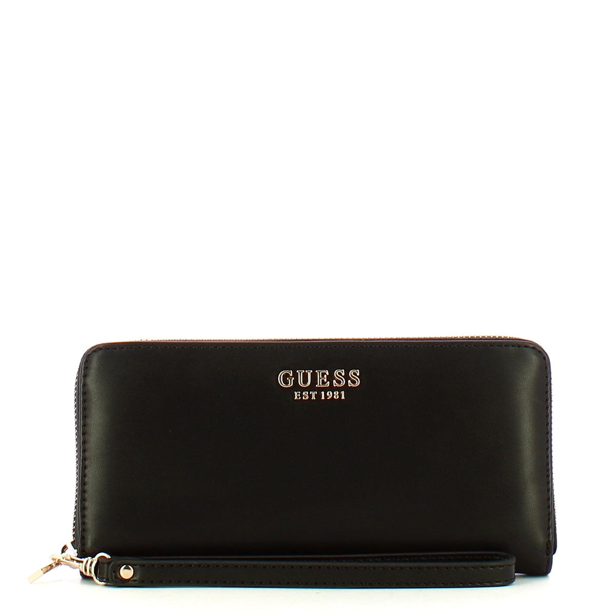 Guess - Portafoglio Laurel Large Zip Around Black - SWVC8500146 - BLACK