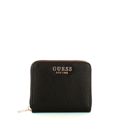 Guess - Portafoglio Laurel Small Zip Around Black - SWZG8500137 - BLACK