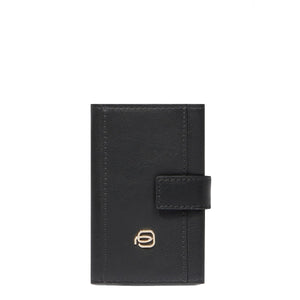 Piquadro - Porta Carte Circle Nero PP5649W92R NERO | Italystation.com Shop Now at italystation.com