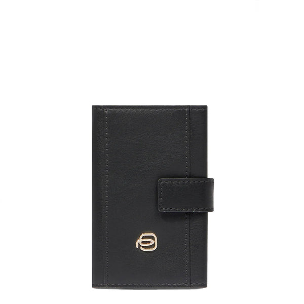 Piquadro - Porta Carte Circle Nero PP5649W92R NERO | Italystation.com Shop Now at italystation.com