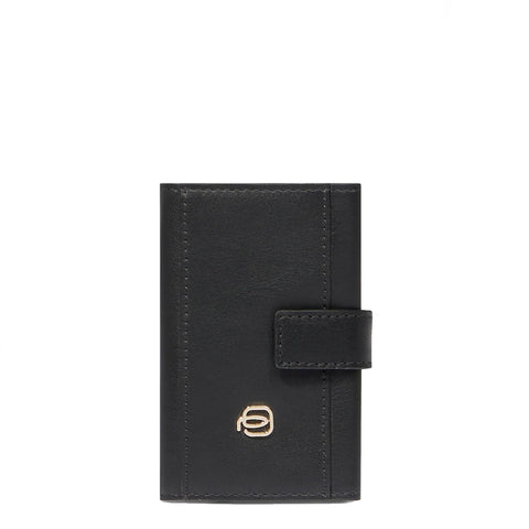 Piquadro - Porta Carte Circle Nero PP5649W92R NERO | Italystation.com Shop Now at italystation.com