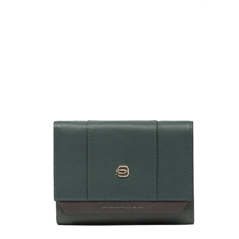 Piquadro - Portafoglio Circle Grande Verde Verde2 PD5216W92 | Italystation.com Shop Now at italystation.com