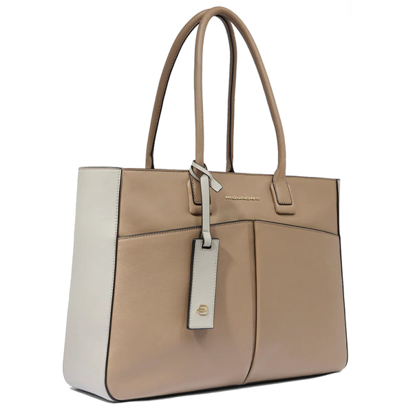 Piquadro - Shopping Porta PC 15.6" Beige - BD6538W134 - BEIGE