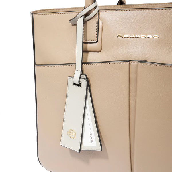 Piquadro - Shopping Porta PC 15.6" Beige - BD6538W134 - BEIGE