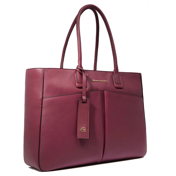 Piquadro - Shopping Porta PC 15.6" Bordeaux - BD6538W134 - BORDEAUX