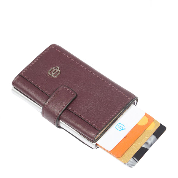 Piquadro - Porta Carte Circle Viola Viola2 PP5649W92R VIO | Italystation.com Shop Now at italystation.com