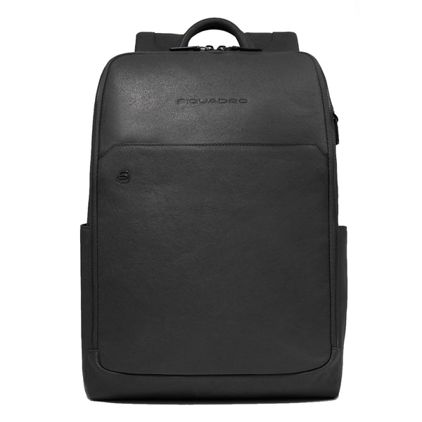 Piquadro - Zaino Porta PC Black Square 15.6" Nero CA6503B3 | Italystation.com Shop Now at italystation.com
