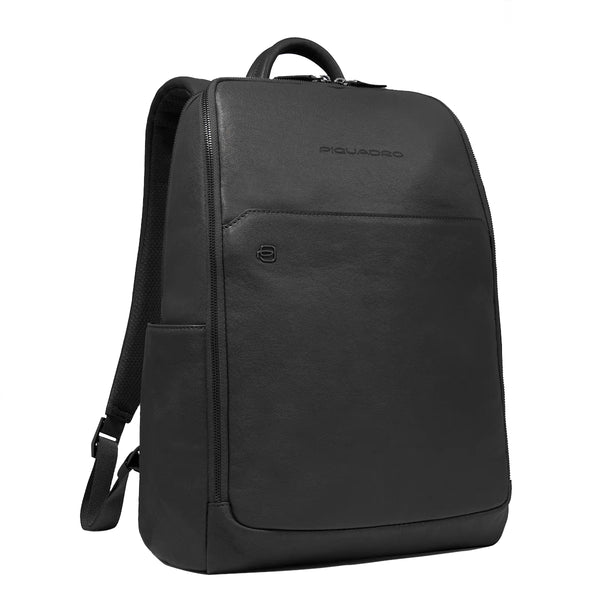 Piquadro - Zaino Porta PC Black Square 15.6" Nero CA6503B3 | Italystation.com Shop Now at italystation.com