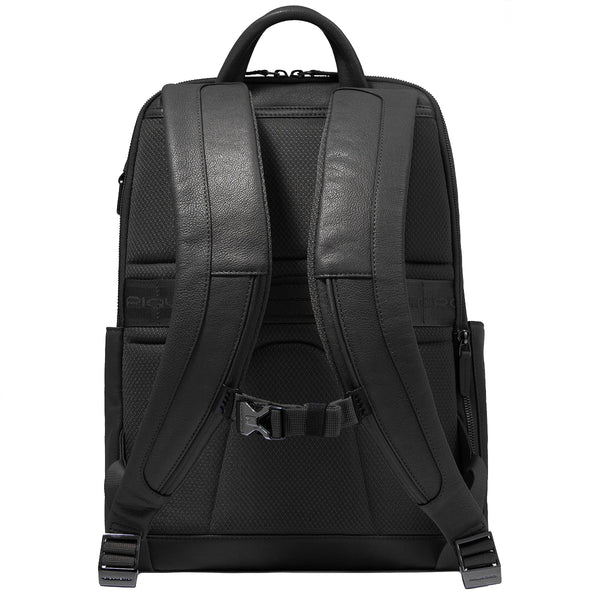 Piquadro - Zaino Porta PC Black Square 15.6" Nero CA6503B3 | Italystation.com Shop Now at italystation.com