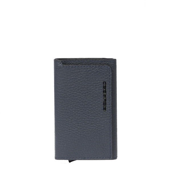 Piquadro - Porta Carte Sliding System Modus Blu PP6513MOSR | Italystation.com Shop Now at italystation.com