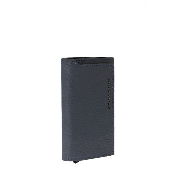 Piquadro - Porta Carte Sliding System Modus Blu PP6513MOSR | Italystation.com Shop Now at italystation.com