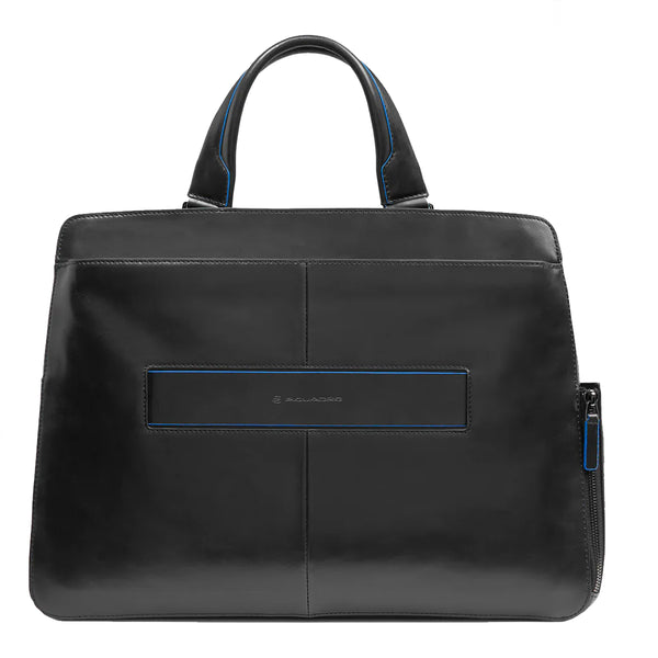 Piquadro - Cartella Porta PC Blue Square 15.6" Nero CA6590B | Italystation.com Shop Now at italystation.com