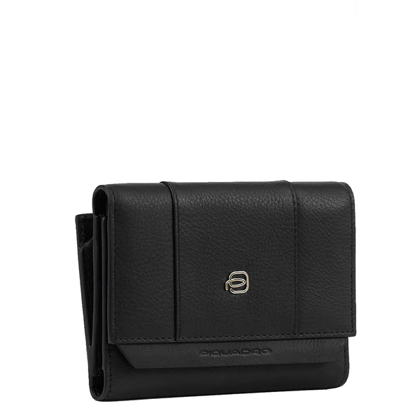 Piquadro - Portafoglio Circle Grande Nero PD5216W92R NERO | Italystation.com Shop Now at italystation.com