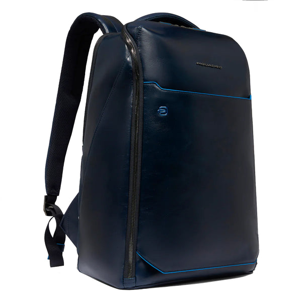 Piquadro - Zaino Porta PC Blue Square 15.6" Blu2 CA6593B2 | Italystation.com Shop Now at italystation.com