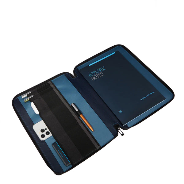 Piquadro - Portablocco Zip Around Wollem Blu PB6554W129 B | Italystation.com Shop Now at italystation.com