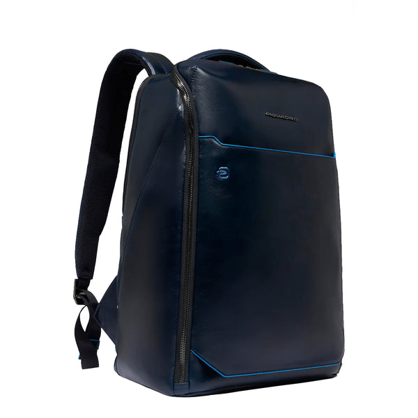 Piquadro - Zaino Porta PC Blue Square 14" Blu2 CA6591B2 B | Italystation.com Shop Now at italystation.com
