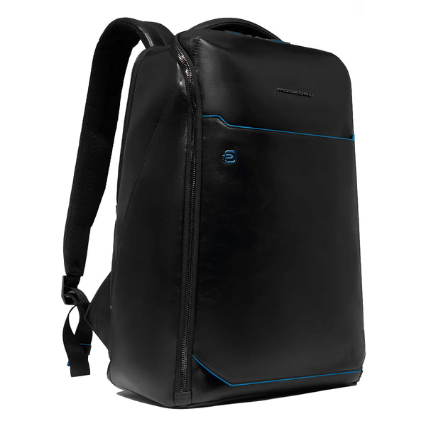 Piquadro - Zaino Porta PC Blue Square 15.6" Nero CA6593B2 | Italystation.com Shop Now at italystation.com
