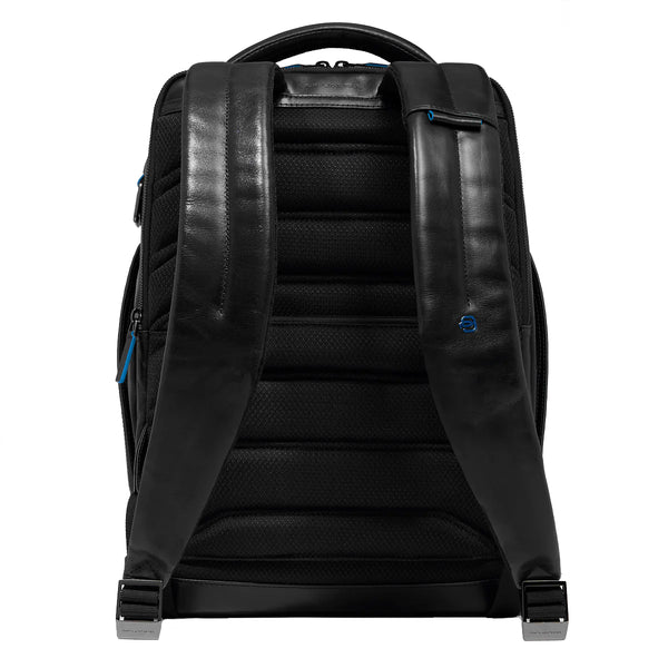 Piquadro - Zaino Porta PC Blue Square 15.6" Nero CA6593B2 | Italystation.com Shop Now at italystation.com
