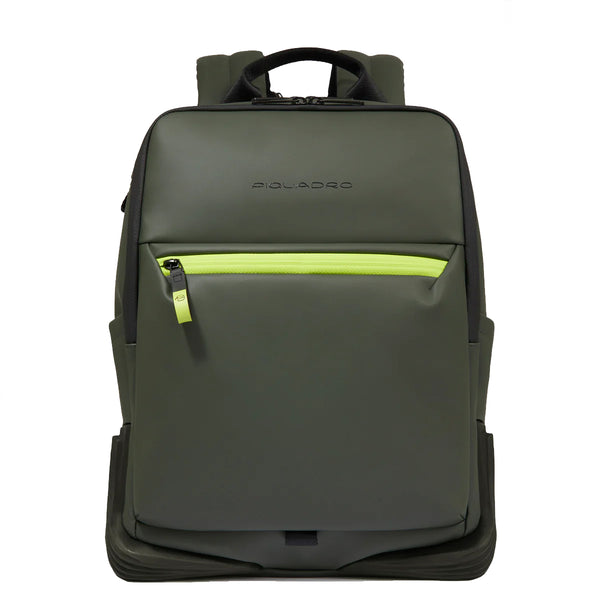 Piquadro - Zaino Porta PC Corner 2.0 14" Verde CA6464C2OW | Italystation.com Shop Now at italystation.com