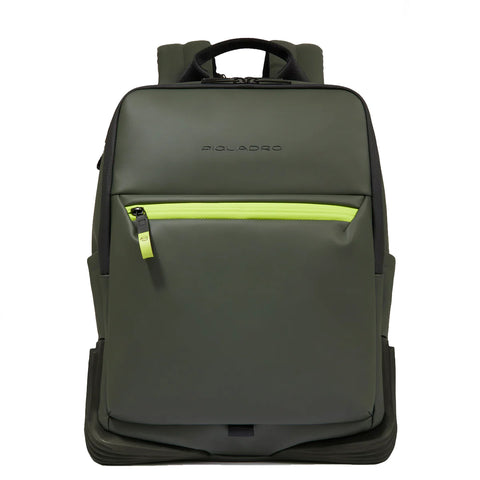 Piquadro - Zaino Porta PC Corner 2.0 14" Verde CA6464C2OW | Italystation.com Shop Now at italystation.com