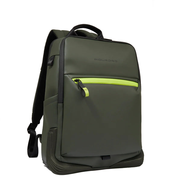 Piquadro - Zaino Porta PC Corner 2.0 14" Verde CA6464C2OW | Italystation.com Shop Now at italystation.com