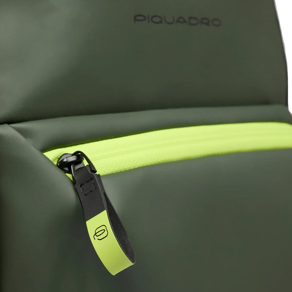 Piquadro - Zaino Porta PC Corner 2.0 14" Verde CA6464C2OW | Italystation.com Shop Now at italystation.com