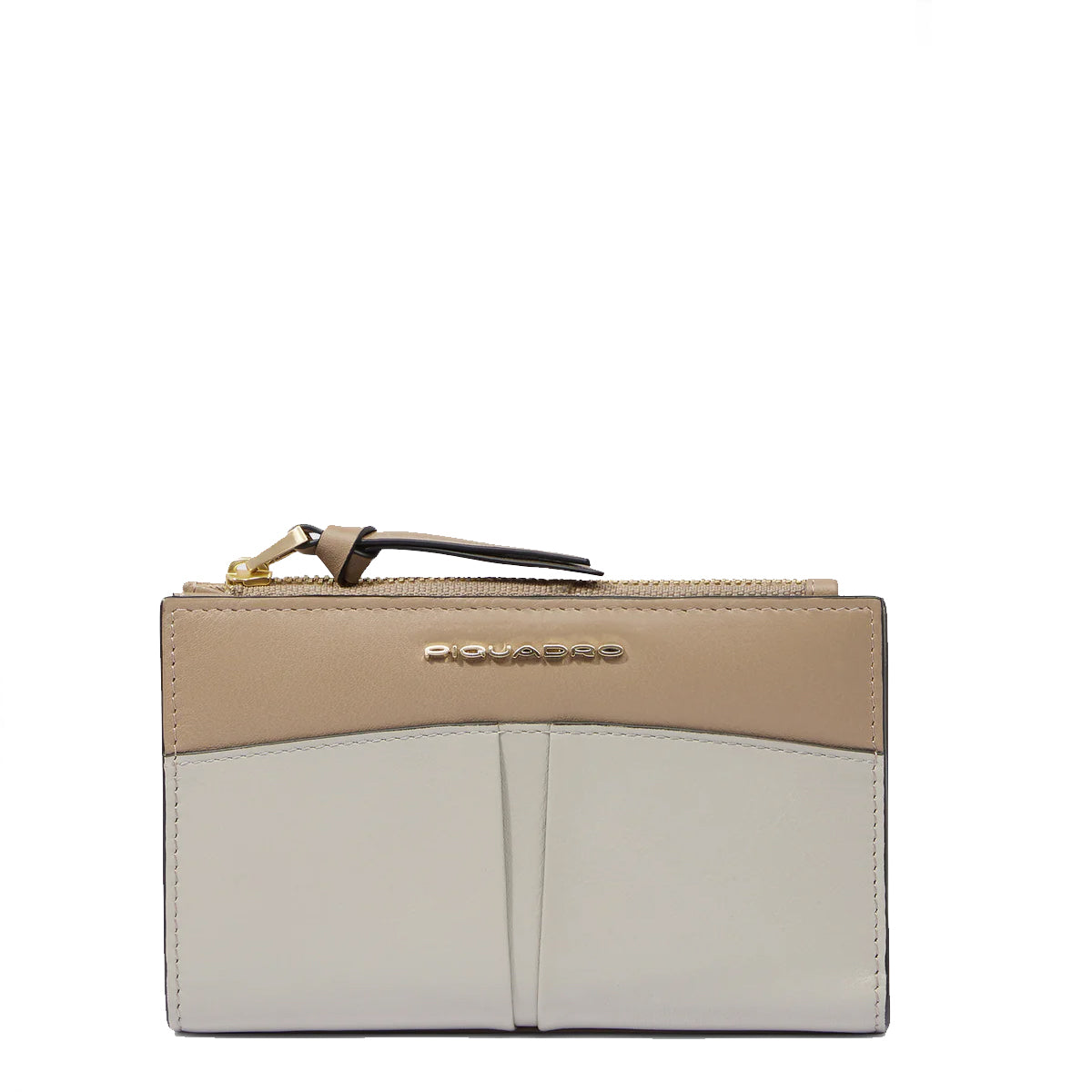 Piquadro - Portafoglio piccolo Bifold Circle Beige PD6536W1 | Italystation.com Shop Now at italystation.com