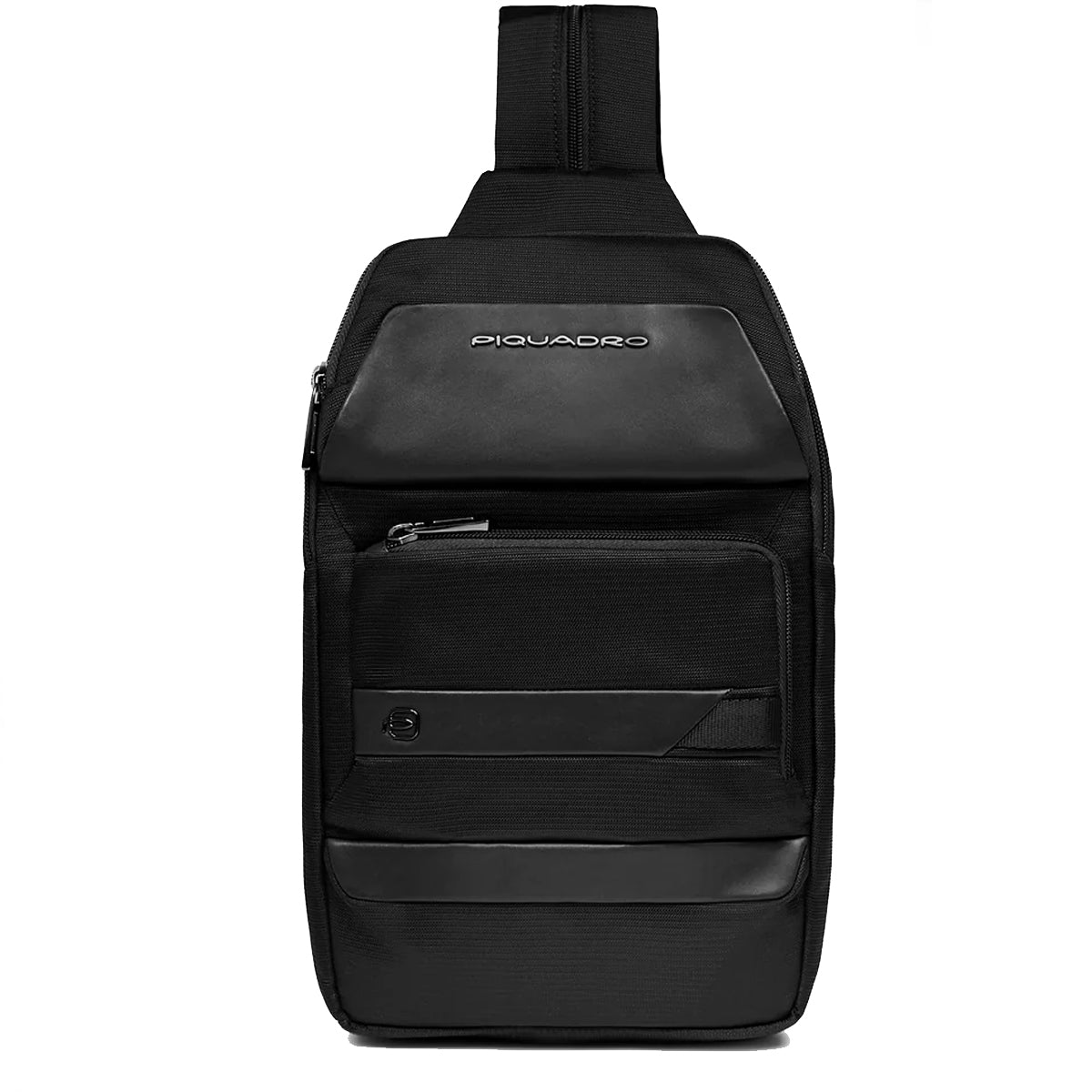 Piquadro - Monospalla Nevet Nero - CA6486W132 - NERO | Italystation.com - Shop Now at italystation.com